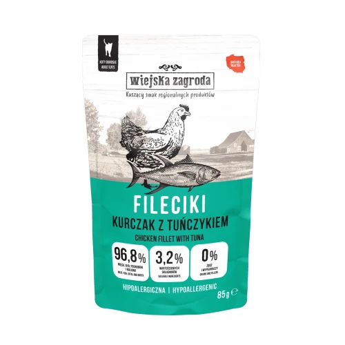 Karma-mokra-dla-kota-Wiejska-Zagroda-Fileciki-Kurczak-z-tunczykiem-dorosly-85g1.webp