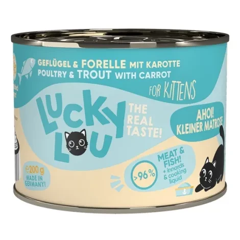 puszka-200g-drób-pstrąg-lucky-lou-kitten.webp