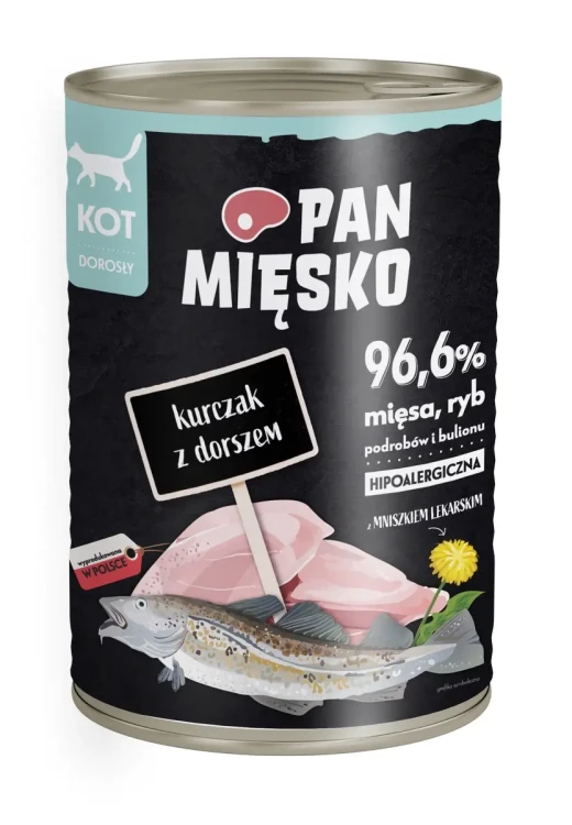 Karma-mokra-dla-kota-Pan-Miesko-Kurczak-z-dorszem-400-g.webp
