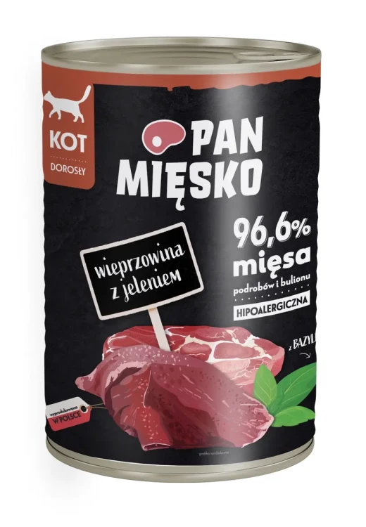 Karma-mokra-dla-kota-Pan-Miesko-Wieprzowina-z-jeleniem-400-g.webp