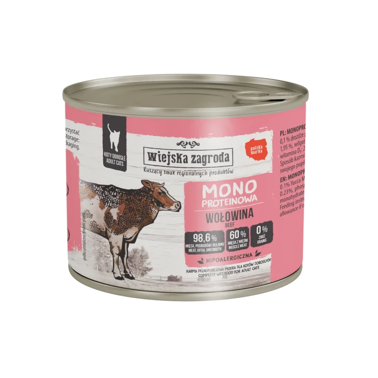 Karma-mokra-dla-kota-Wiejska-Zagroda-Wolowina-monoproteinowa-200-g.webp