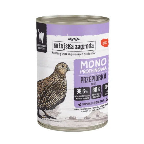 Karma-mokra-dla-kota-Wiejska-Zagroda-Przepiorka-monoproteinowa-400-g1.webp