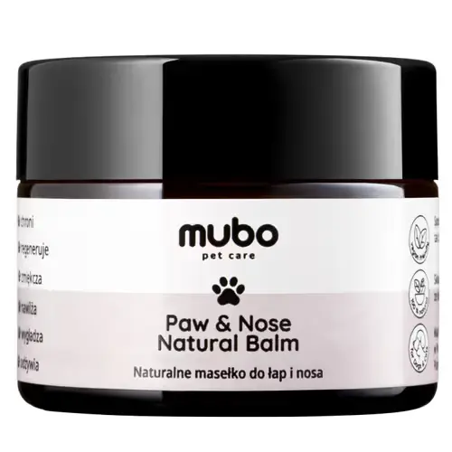 Mubo Paw & Nose Natural Balm 50g - naturalne masełko do łap i nosa, dla psa i kota