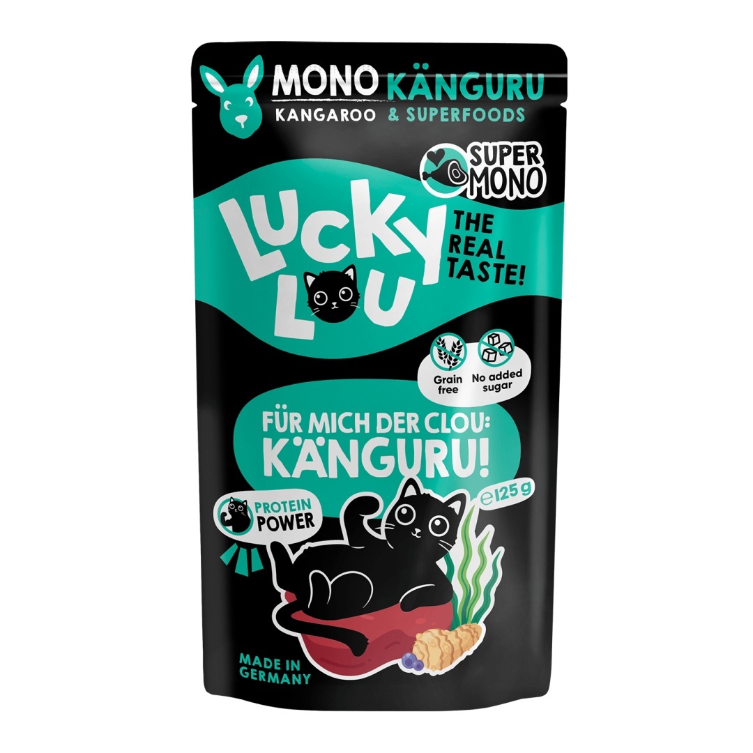 Lucky Lou SuperMono - Saszetka monobiałkowy kangur 125g